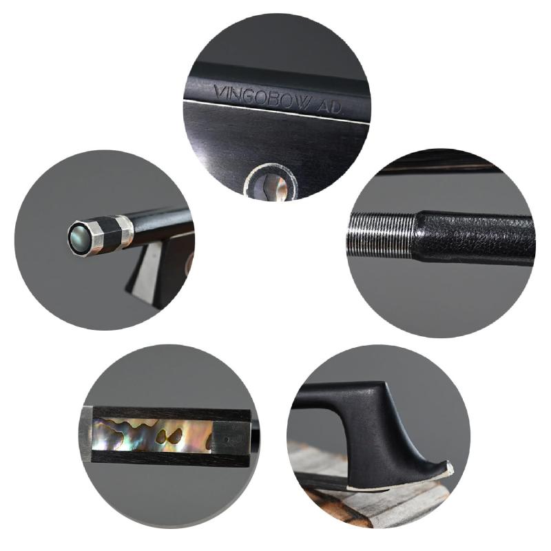 VINGOBOWカーボンファイバー・バイオリン弓Carbon Fiber Violin Bow 4/4サイズ 天...