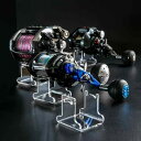 ベイトリールスタンド amenist アクリルディスプレイ (リールスタンド 4個入り) 004-300