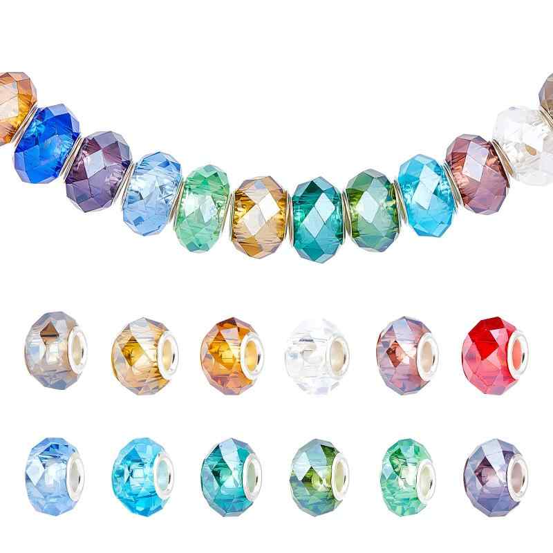 PandaHall 100ĥå ߥå 饹ӡ 14x8mm 衼ԥӡ 㡼 ӡ ֥쥹å 奨꡼ ꡼ѡ...