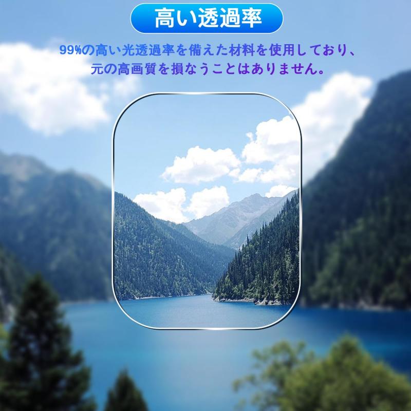 【3枚セット】 用 Xiaomi Redmi Watch 5 Lite ガラスフィルム 保護フィルム 3枚 【 硬度9H 日本旭硝子製 】 用 Redmi Watch 5 Lite 1.96インチ フィルム 液晶保護フィルム キズ防止 耐衝撃 飛散防止