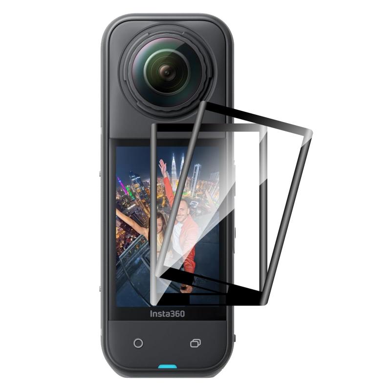 【2枚入り】For Insta360 X5 フィルム Mosasa Insta360 X5 スクリーンプロテクター 保護フィルム 曲面..