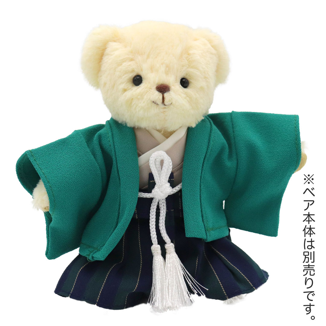 TB羽織袴セット 4Sサイズ 12cmベア用【※テディベアは別売り】 ぬいぐるみ テディベア 和装 着物 お洋服..