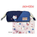 【決算セール】【T3】ハローキティ がまぐちポーチ デニム風【sanrio/サンリオ/キャラクター/キャラクターポーチ/キャラポーチ/女の子/キッズ/女子/レデ...