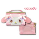 【決算セール】【T3】マイメロディ メッシュバニティポーチ 【キャラクター/sanrio/キャラクター/キャラクターポーチ/キャラクター雑貨/キャラアイテム/キ...