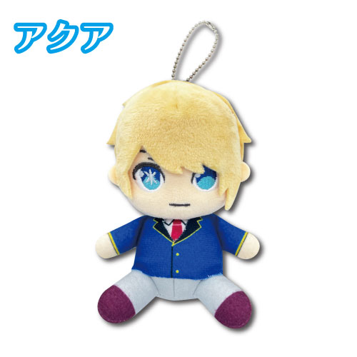 【入荷次第発送商品】【NEW】【T】推しの子　お座りぬいぐるみマスコット　アクア【キャラクター/キャラ雑貨/集英社/大人気/キャラクター/キャラグッズ/雑貨/マスコット/ぬいぐるみ/ギフト/プレゼント】のサムネイル