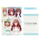 【M】五等分の花嫁∬　A4クリアファイル　タイプA【講談社】【アニメ/中野一花/中野二乃/中野三玖/中野四葉/中野五月/ファイル/キャラクターファイル/A4/文具】【2204】