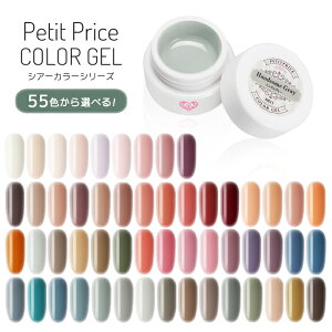 メール便送料無料 プチプラカラージェル シアーカラーシリーズ | カラージェル ジェルネイル ネイル カラー ジェル セルフネイル プチプラ ネイルアート ポリッシュ ネイル用品 ネイルアート セルフジェルネイル yt_cp バレンタイン 冬ネイル