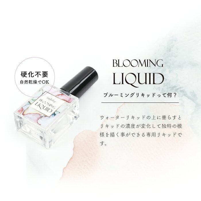 ブルーミングリキッド ニュアンスネイル インクアート ネイルリキッド インクジェ...