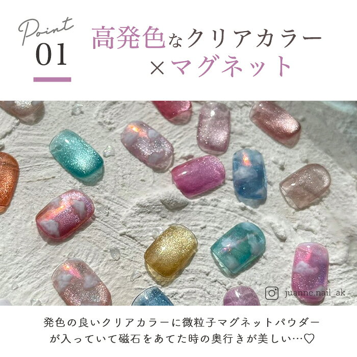 マグネットジェル キャンディマグネットジェル 4ml inbity マグネットネイル ジェ...