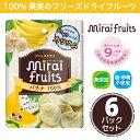 ★最短発送★フリーズドライ フルーツ [バナナ] 6袋 セット mirai fruits(ミライフルーツ) 防災