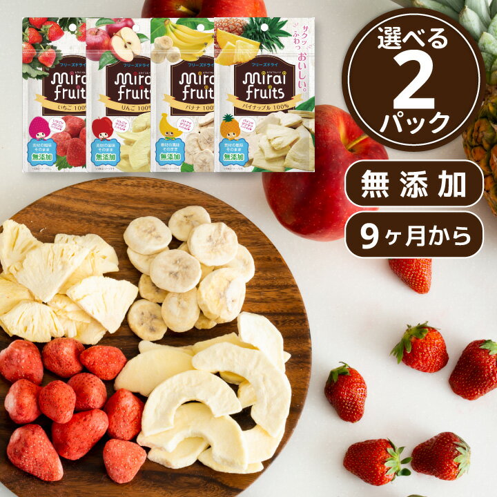 ★最短発送★【人気NO.1】フリーズドライフルーツ mirai fruits ミライフルーツ 未来果実 いちご りんご ..