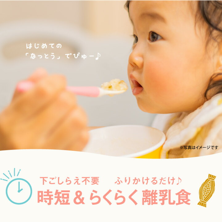 ★公式限定大容量★ミライパウダー【納豆】100g 国産大豆 国内生産 フリーズドライ製法 予防医療コンサル『細川もも』監修 離乳食7ヶ月から 健康パウダー ビタミンK 大豆イソフラボン レシピ 離乳食だし ミライパウダー 時短 2