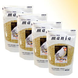 《ポイント2倍中》｢お買い得セット｣mania（マニア） ブンチョウ 3L（約2kg） ×4個セット 6種の野菜と3種のフルーツ入り〔黒瀬ペットフード〕【送料無料(一部地域を除く)】