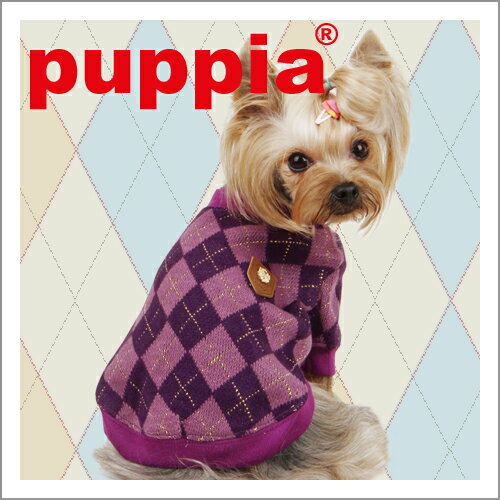 楽天PET KINGPUPPIA（パピア）アーガイル柄セーター『犬服/ドッグウェア』ARGYLE MODE PALD-TS922【全国送料無料（メール便のみ）】