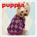 PUPPIA(パピア)アーガイル柄セーター『犬服/ドッグウェア』ARGYLE MODE PALD-TS922【全国送料無料(メール便のみ)】
