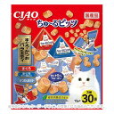 CIAO ちゅ〜るビッツ まぐろ・かつおバラエティ 12g×30袋入 「いなばペットフード」【合計8,800円以上で送料無料(一部地域を除く)】