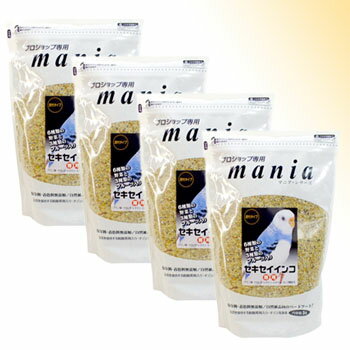 ｢お買い得セット｣mania（マニア） セキセイインコ 3L（約2.1kg） ×4個セット 6種の野菜と3種のフルーツ入り〔黒瀬ペットフード〕【送料無料(一部地域を除く)】