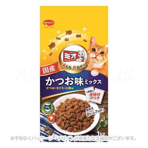 ミオドライミックス かつお味 1kg ｢日本ペットフード｣【合計8,800円以上で送料無料(一部地域を除く)】 1