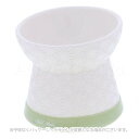 フードが食べやすい脚付き陶器食器 Mサイズ 「ペティオ」【合計8,800円以上で送料無料(一部地域を除く)】