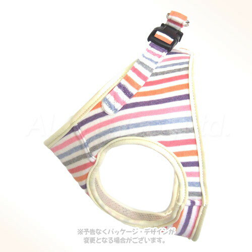 ストライプソフトハーネス M マルチホワイト 「岡野製作所」【全国送料無料(メール便のみ)】