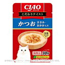 CIAO こだわりテイスト かつお ささみ・おかか入り 30g 「いなばペットフード」【合計8,800円以上で送料無料(一部地域を除く)】