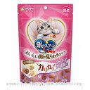 《ポイント2倍》銀のスプーン おいしい顔が見られるおやつ カリカリシーフード かつお節入り 60g 「ユニ・チャーム」【合計8,800円以上で送料無料(一部地域...