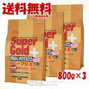 スーパーゴールド フィッシュ&ポテトプラス(関節) 800g × 3個セット 「森乳サンワールド」【送料無料(一部地域を除く)】