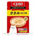 CIAO こだわりテイスト ささみ ほたて味 30g 「いなばペットフード」【合計8,800円以上で送料無料(一部地域を除く)】