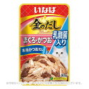 いなば 金のだしパウチ 乳酸菌入り まぐろ・かつお 40g 「いなばペットフード」【合計8,800円以上で送料無料(一部地域を除く)】