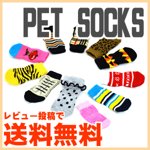 楽天PET KINGPET SOCKS（ペットソックス） （犬用/靴下/ソックス）【全国送料無料（メール便のみ）】