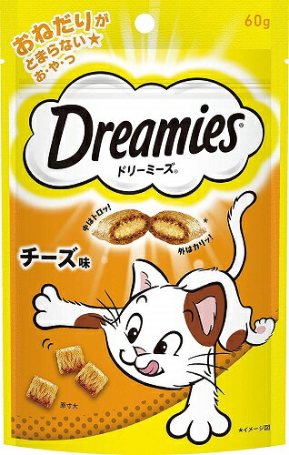 ドリーミーズ　チーズ味　60g　猫用　スナック　おやつ　間食　外はカリッ！中はトロッ！な2層粒の猫用 ...