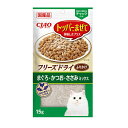 【期限切れ・賞味期限2025年2月2日】いなば フリーズドライ ふりかけ まぐろ・かつお・ささみミックス 15g 犬用 国産 ふりかけ・トッピング トッパーまぜて美味しさプラス チャック付き