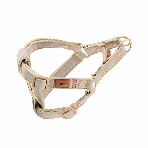 【在庫限り】ドギーマン　いぬのどうわ　M　スエード GY　中型犬用　胴輪　ハーネス