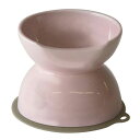 ハリオ チビプレダブル ペールピンク【ペット 犬 食器 給餌器 エサ入れ 小型犬】