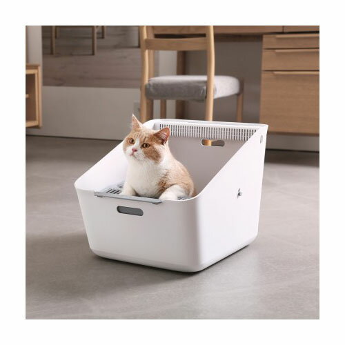 ピュラ・キャットPETKIT猫用トイレおしゃれ自動でアロマとマイナスイオンを噴射砂が飛び散りにくい