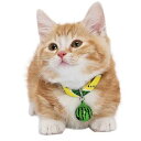 【メール便】CAT AMo.k アモワークス キャット スイカ カラー イエロー レッド S M サイズ 猫用 首輪 セーフティーバックル 810115(4)