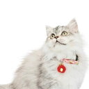 【メール便】CAT Amo.k アモワークス キャット つばき カラー ピンク グリーン S M サイズ 猫用首輪 セーフティバックル 810133