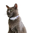 【メール便】CAT Amo.k アモワークス キャット デージー カラー ピンク ネイビー S M サイズ 猫用首輪 セーフティバックル 810072