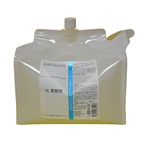 【売上の一部が保護犬へ】BIOGANCE グリスヘアーコンディショナー 4L