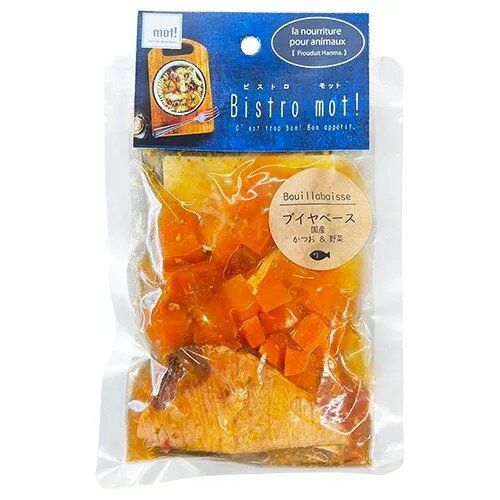 【売上の一部が保護犬へ】bistro mot! 国産かつおのブイヤベース 80g 犬用 超小型～小型犬 国産 トッピング ごほうび おやつ
