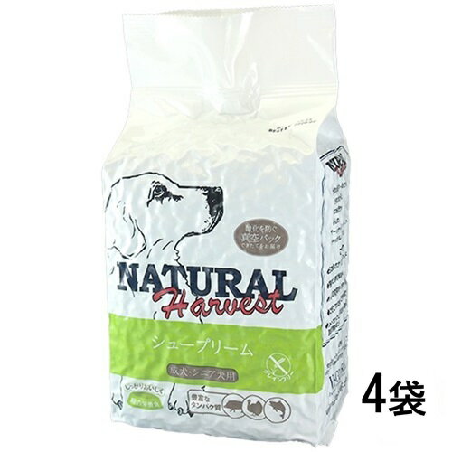 【ナチュラルハーベスト】シュープリーム 1.59kg×4袋 成犬&シニア犬用プライムフォーミュラ ドライフード1.59kg(3.5lb)