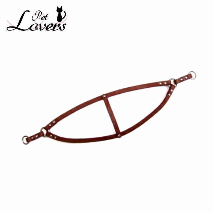 ドイツなめし 軽便胴輪 #75 茶 大型犬用 ハーネス 14×750mm 日本製 ONS