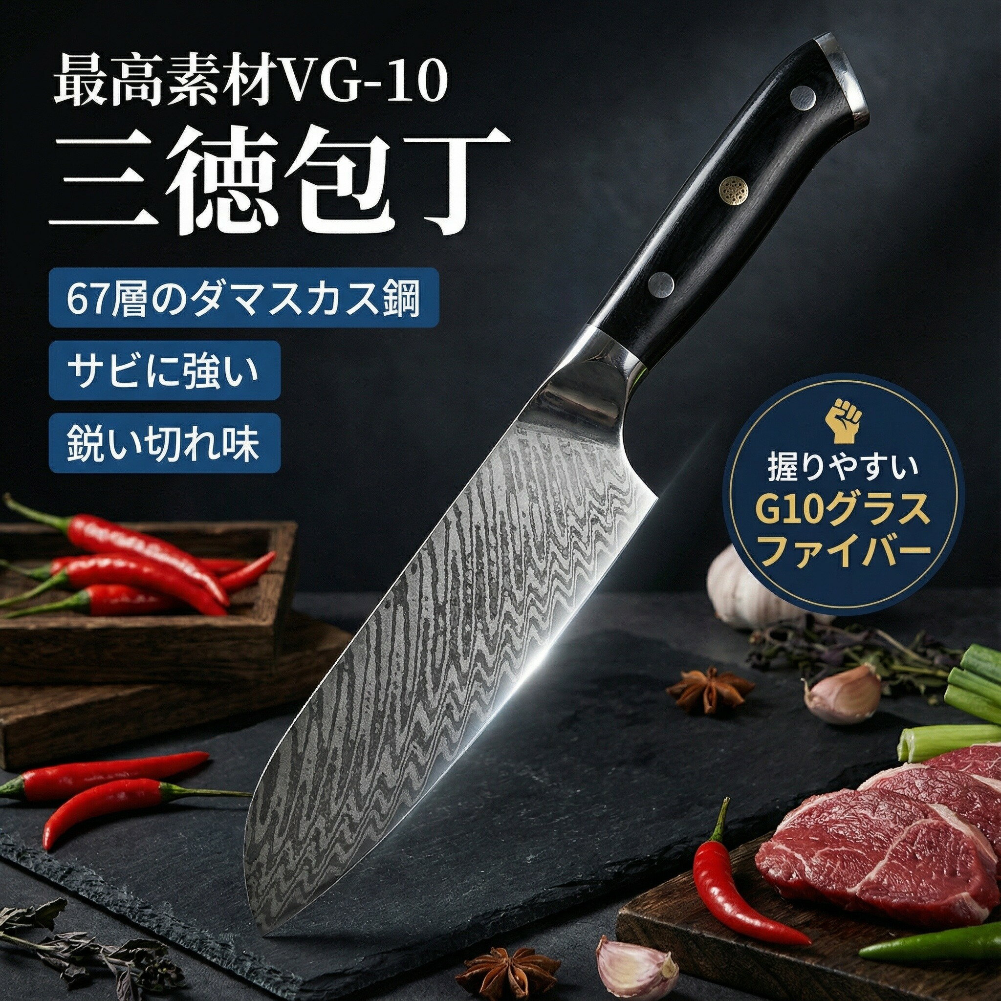 日本製包丁セット 10本 貝印 大きめ包丁セット 関孫六 匠創 魚さばき基本セット大 （オール
