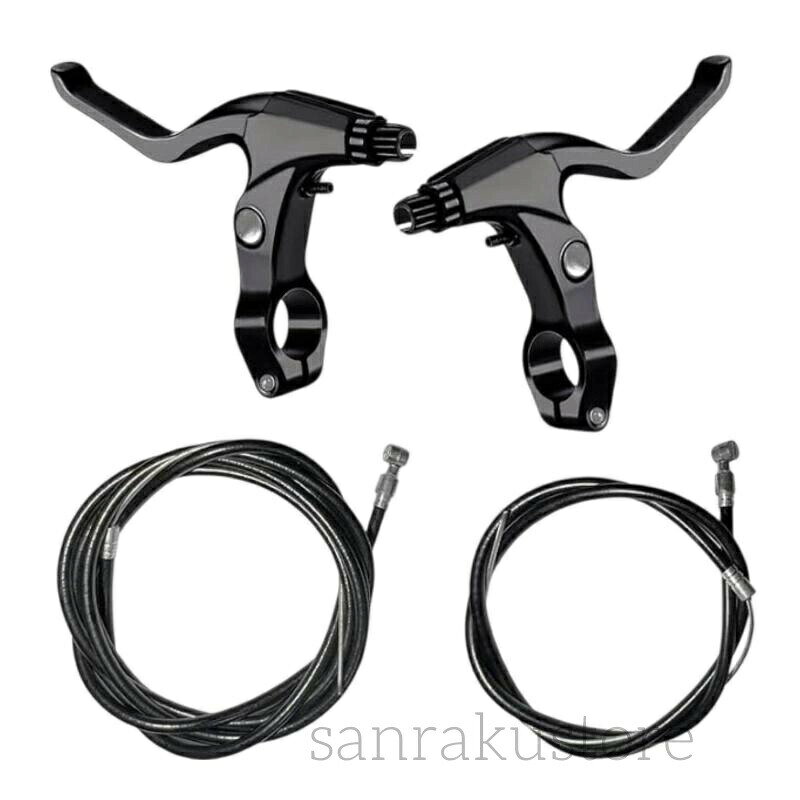 自転車ブレーキアクセサリー 自転車用ブレーキレバー 交換用 軽量設計 ブレーキワ...