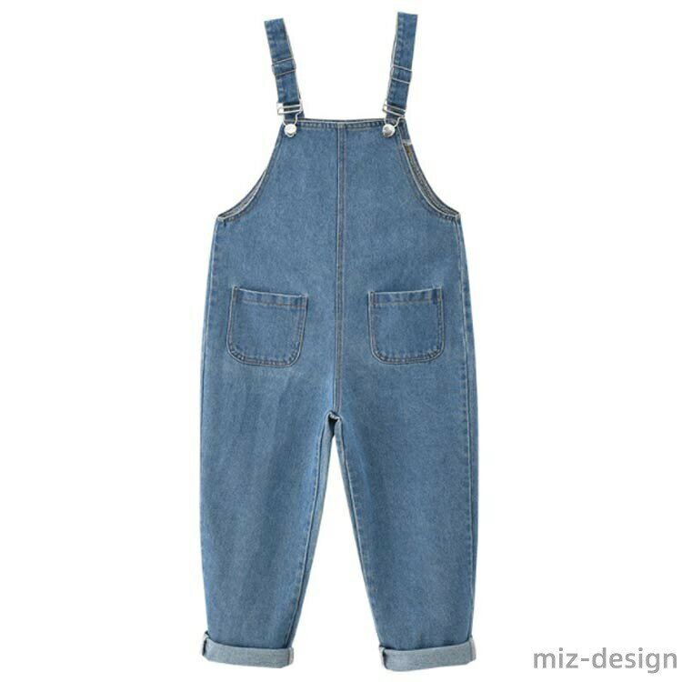 ときどき雑貨の【送料無料】子供服 春 通学 長ズボン 可愛い おしゃれ ガールズ サロペット サロペット ノースリーブ 女の子 ジャンプスーツ ジュニア 袖なし キッズ 女児 かっこいい オーバーオール｜アングル2