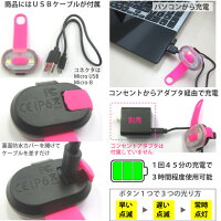 マトリックスLED犬用ピカピカ軽い点灯点滅ライト夜道を安全に首輪リードに付けて使う長時間お散歩できるLED2灯式で明るい