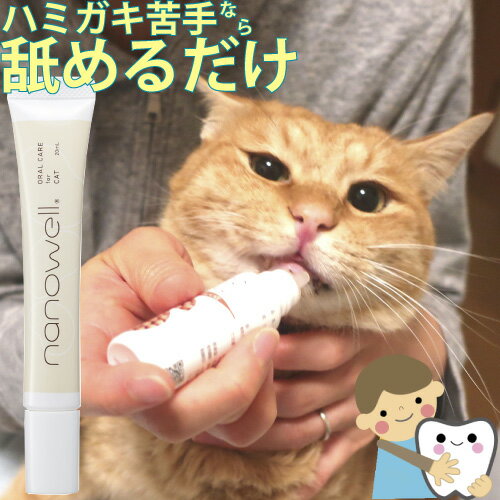 【あす楽対応】ナノウエル オーラルケア forCAT 猫用 20mL 大豆脂肪酸 デンタルケア 口内 ケア 歯垢 洗浄 猫用 液体 …