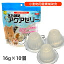 三晃商会 水分補給 アクアゼリー(16g×10個入り) ウサギ シマリス モモンガ ハムスター モルモット 小動物 フード おやつ ゼリー サプリメント 健康補...