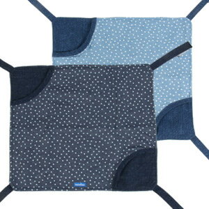 ハート柄パスモック(マジックテープ付き)(F1) フェレット ハンモック 寝袋 ナスカン無し 金具無し オールシーズン 春用 夏用 秋用 コットン カジュアル もぐれる