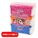 クリーンワン トイレに流せるティッシュ(ドライタイプ) 250枚入り×3個入り フェレット 除菌 洗浄 ケア 流せる トイレ ティッシュ お散歩 お手入れ